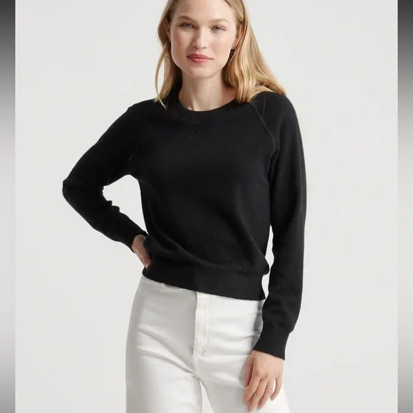 Quince Mongolian Cashmere Sweatshirt Sweater NWT - Picture 2 of 7